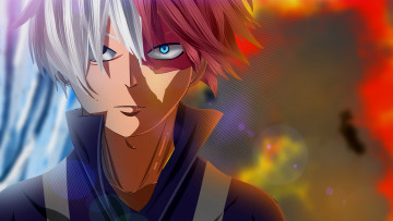 Картинка аниме boku+no+hero+academia шото