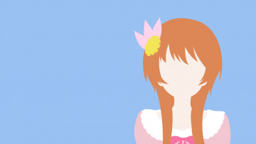 Картинка аниме nisekoi фон взгляд девушка