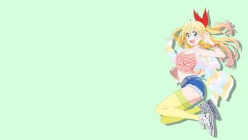 Картинка аниме nisekoi фон взгляд девушка