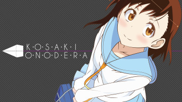 Картинка аниме nisekoi фон взгляд девушка