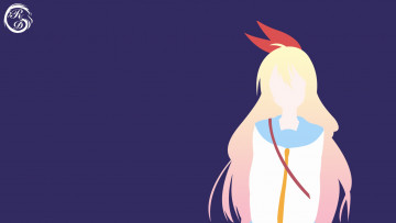 обоя аниме, nisekoi, фон, взгляд, девушка