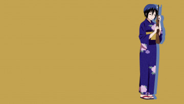 Картинка аниме nisekoi взгляд девушка фон