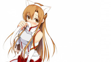 Картинка аниме sword+art+online фон взгляд девушка