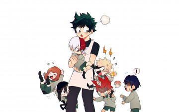 Картинка аниме boku+no+hero+academia моя геройская академия