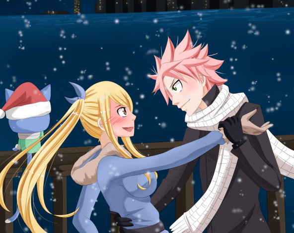 Обои картинки фото аниме, fairy tail, хвост, феи