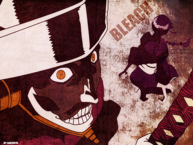 Обои картинки фото аниме, bleach, shinigami, nemu, captain, mayuri, kurotsuchi, gotei, 13, меч