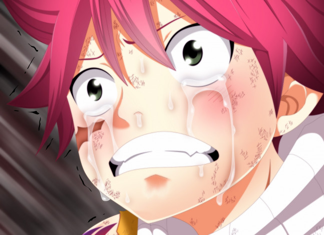 Обои картинки фото аниме, fairy tail, нацу