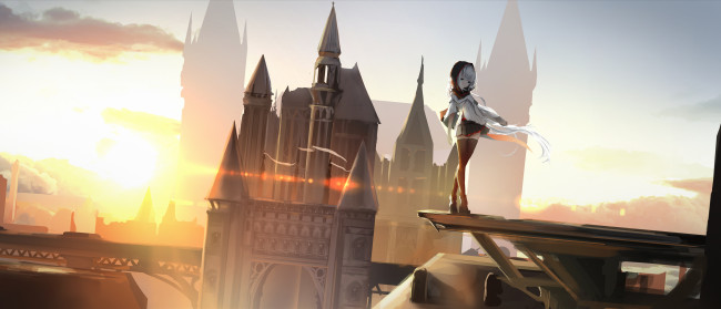 Обои картинки фото аниме, pixiv fantasia, девушка