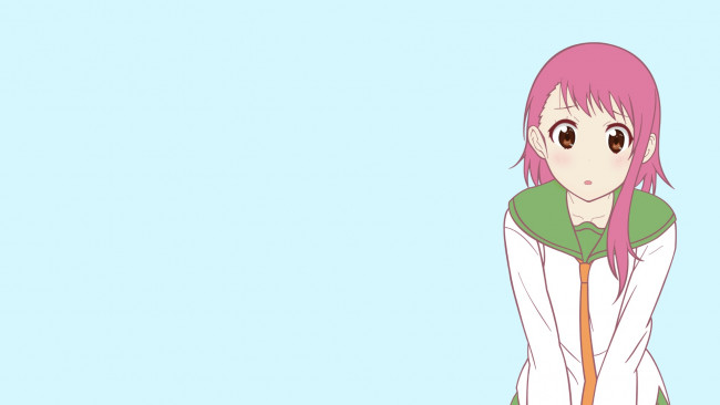 Обои картинки фото аниме, nisekoi, фон, взгляд, девушка