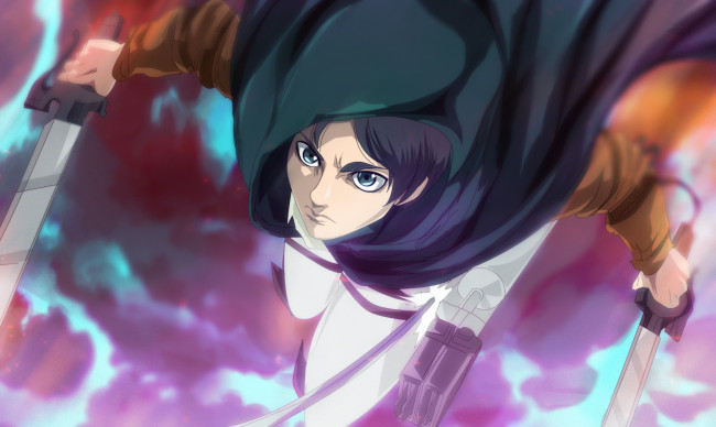 Обои картинки фото аниме, shingeki no kyojin, эрен