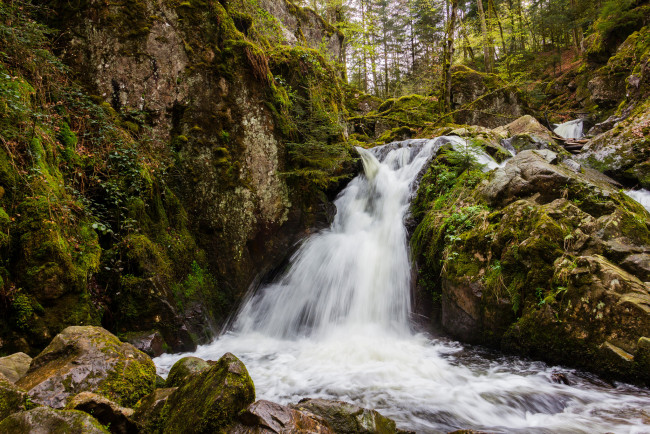 Обои картинки фото природа, водопады, простор