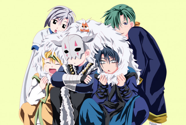 Обои картинки фото аниме, akatsuki no yona, парни