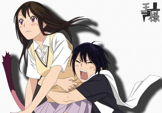 Обои картинки фото аниме, noragami, хиёри, ято