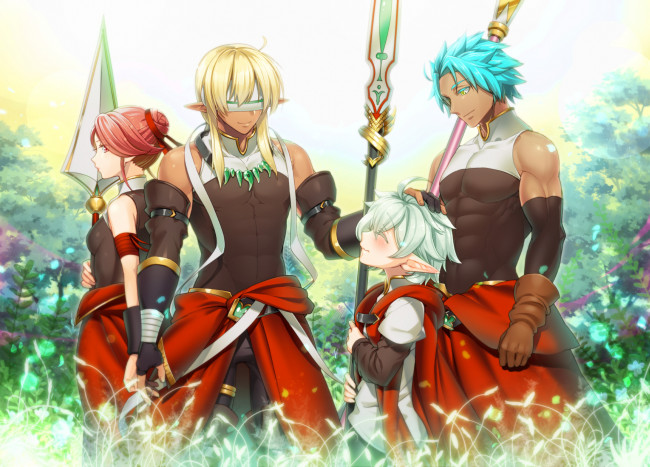 Обои картинки фото аниме, fate, stay night, парни