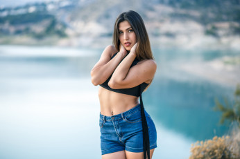 Картинка девушка девушки -unsort+ брюнетки темноволосые модель