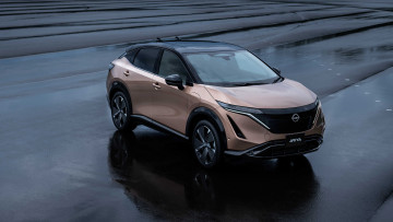 Картинка nissan+ariya+e-4orce+2020 автомобили nissan datsun электрокроссовер купе кроссовер новая модель ниссан