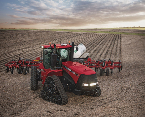 Обои картинки фото 2010 case ih quadtrac 500, техника, тракторы на гусенецах, поле, 2010, сase, ih, quadtrac, 500, трактор