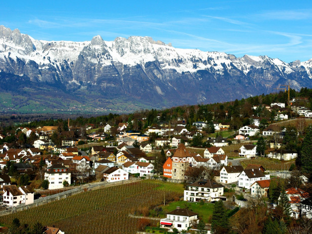 Обои картинки фото vaduz, liechtenstein, города, - столицы государств