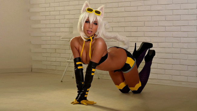 Обои картинки фото девушки, - креатив,  косплей, девушка, красивая, супер, секси, няша, нежная, классная, модница, лапочка, мадам