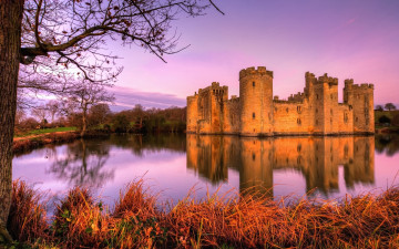 Картинка bodiam+castle города замок+бодиам+ англия bodiam castle