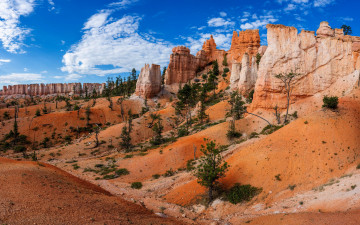 Картинка fairyland+loop+trail bryce+canyon+national+park природа горы fairyland loop trail bryce canyon national park