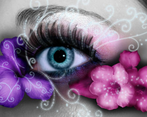 Картинка разное глаза