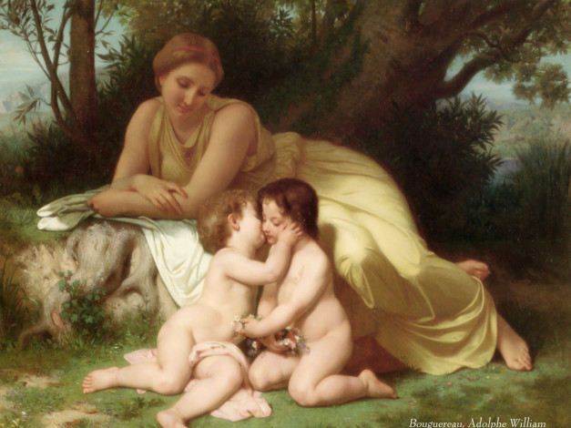 Обои картинки фото william, adolphe, bouguereau, рисованные