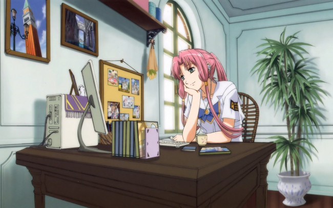 Обои картинки фото аниме, aria