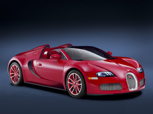 Картинка bugatti veyron grand sport roadster автомобили