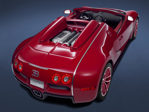 Обои картинки фото bugatti, veyron, grand, sport, roadster, автомобили
