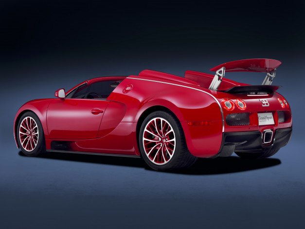 Обои картинки фото bugatti, veyron, grand, sport, roadster, автомобили