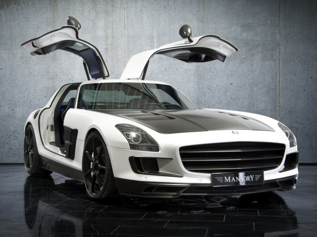 Обои картинки фото mansory, mercedes, benz, sls, amg, автомобили