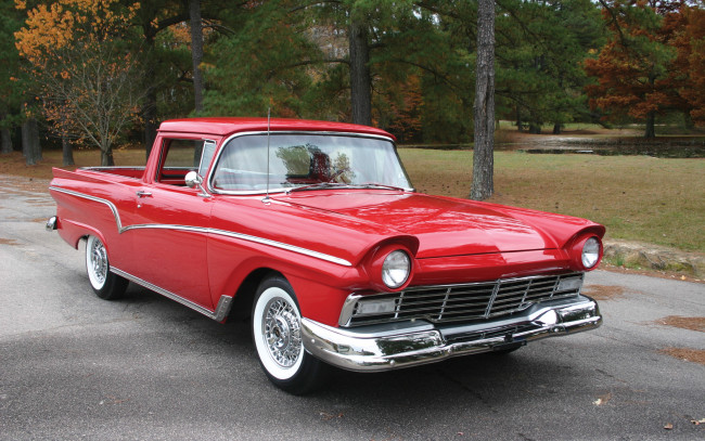 Обои картинки фото автомобили, ford, 1957, ranchero