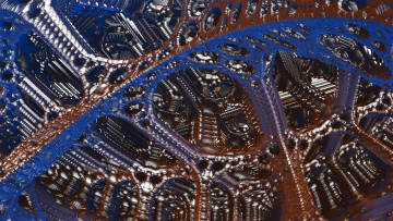 Картинка 3д графика fractal фракталы цвета фон узор