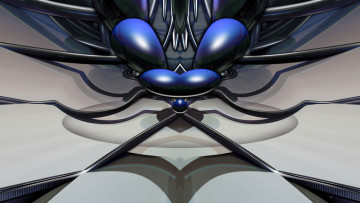 Картинка 3д графика fractal фракталы фон цвета узор