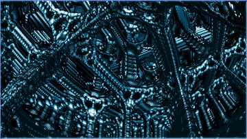 Картинка 3д графика fractal фракталы фон цвета узор