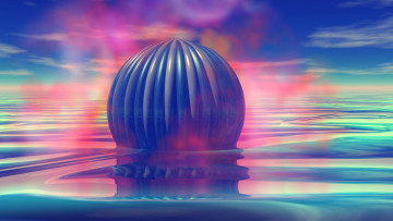 Картинка 3д графика шары цвета фон узор