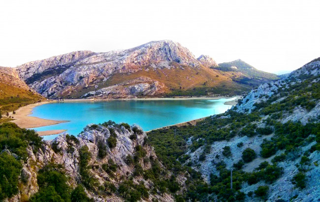 Обои картинки фото балеарские, ва, природа, реки, озера, растительность, озеро, горы