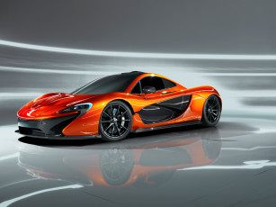 Картинка 2012+mc+laren+p1 автомобили mclaren оранжевый спорт