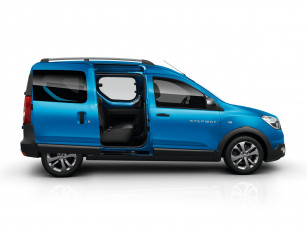 Картинка автомобили dacia lodgy синий stepway 2014г