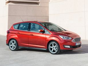 Картинка автомобили ford красный c-max 2015г