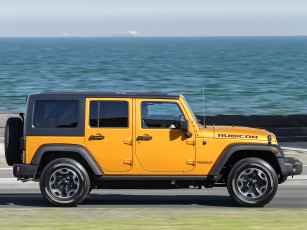 Картинка автомобили jeep желтый 2014г jk au-spec x rubicon unlimited wrangler