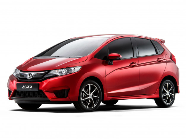 Обои картинки фото автомобили, honda, jazz, prototype, красный, 2014г