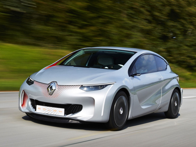 Обои картинки фото автомобили, renault, светлый, 2014г, eolab