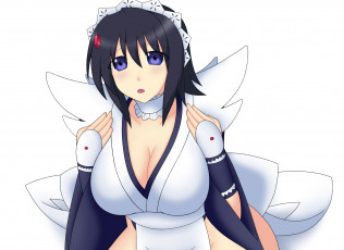 Картинка аниме unknown +другое фон костюм девушка взгляд