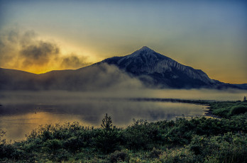 Картинка природа реки озера горы река дымка