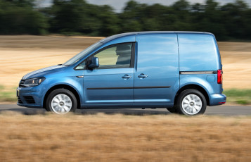 Картинка автомобили volkswagen caddy kasten trendline uk-spec 2015г синий