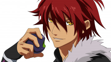 обоя аниме, aquarion evol, мужчина, вектор, арт, взгляд