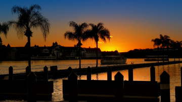 Картинка природа тропики закат