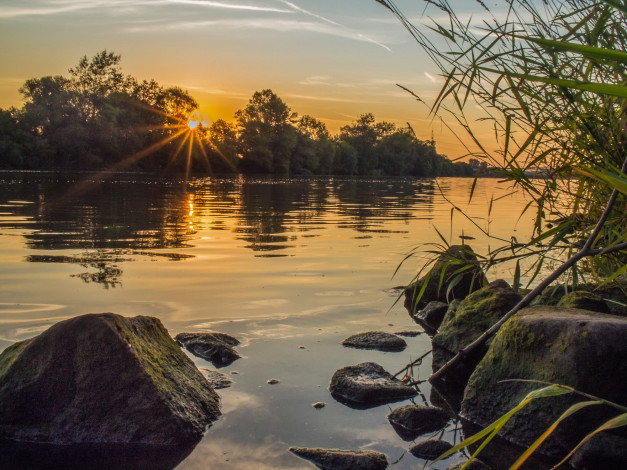 Обои картинки фото природа, восходы, закаты, рассвет